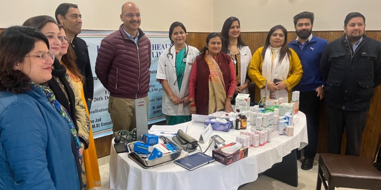 Good Governance Day J&K Resident Commission holds medical camp
