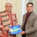 Col Ranveer Singh Jamwal calls on Lieutenant Governor Manoj Sinha
