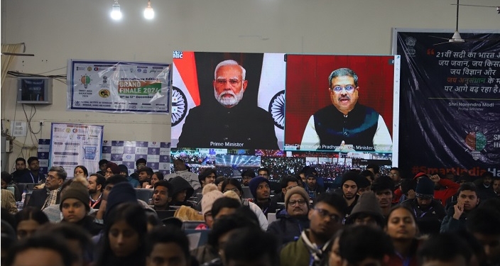 PM Modi interacts with innovators via video conferencing at NIT Srinagar