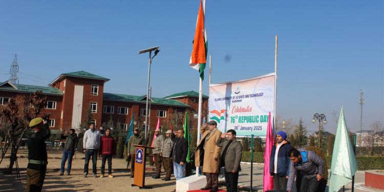 76th Republic Day celebrations organized at IUST