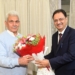 Amitava Chatterjee MD and CEO, J&K Bank calls on Lieutenant Governor Manoj Sinha