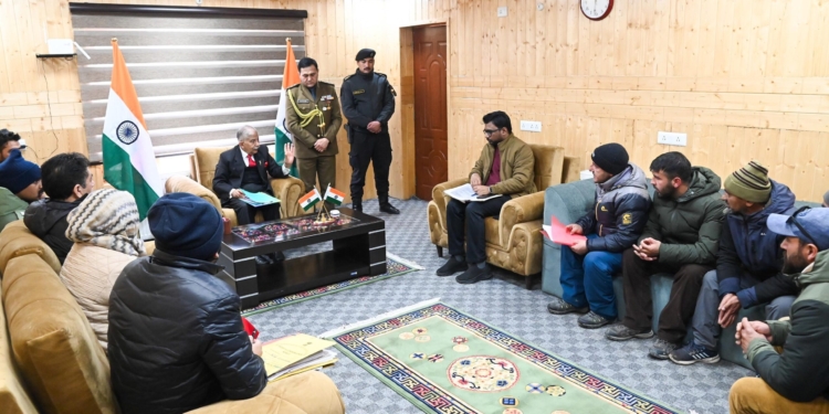 Various delegations call on Lieutenant Governor, Brig (Dr) BD Mishra in Kargil
