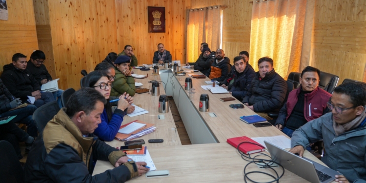 Advisor Dr. Pawan Kotwal, reviews preparations for Khelo India Winter Games 2025