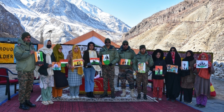 Indian Army celebrates Army Day with Team Stringmo in Kargil