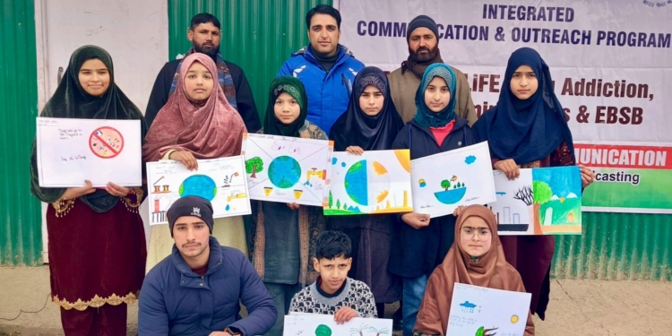 CBC Organises Outreach Programme on Mission LiFE and Drug Addiction at Saderkoot Bandipora