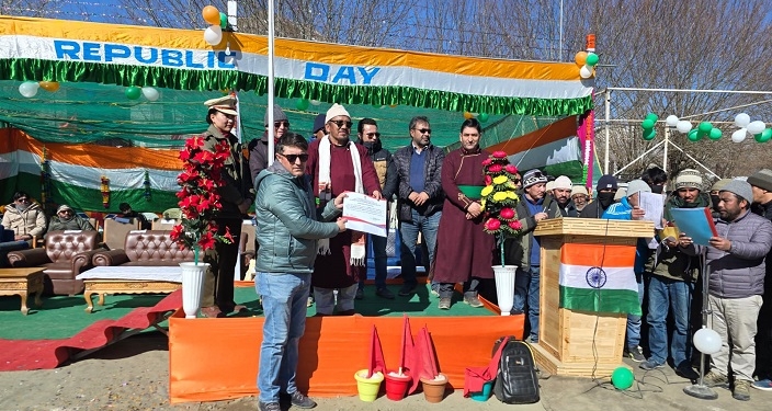 Republic Day celebrated at Sub Division Sankoo