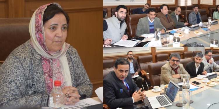 Sakina Itoo reviews performance, functioning of SKIMS, Soura