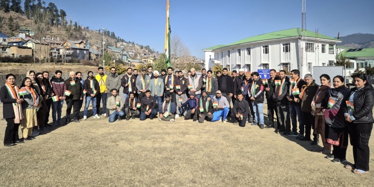 JU’s Bhaderwah Campus Celebrates 76th Republic Day with Patriotic zeal