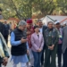 Union Minister Ashwini Vaishnaw interacts with special invitees of ‘Mann Ki Baat’ for the 76th Republic Day Parade