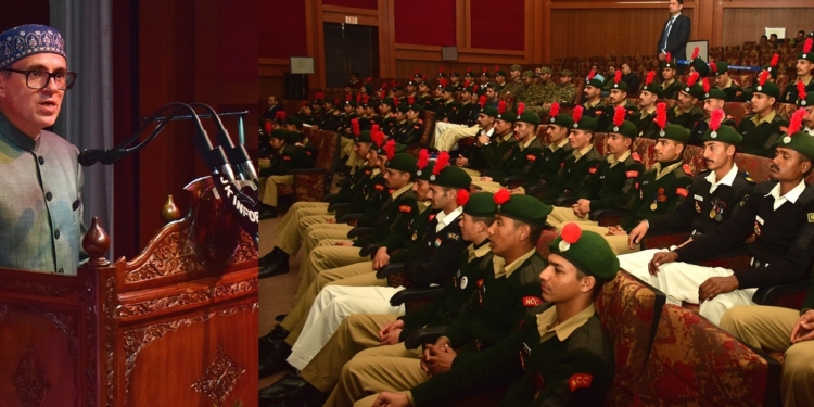 CM Omar Abdullah lauds J&K, Ladakh NCC Cadets for exemplary performance at Republic Day Parade-2025