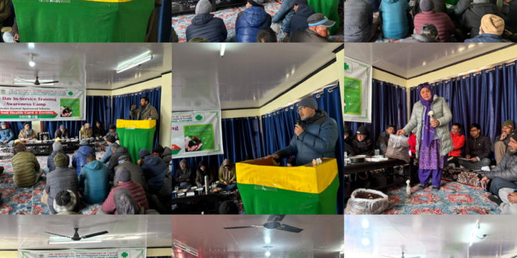 Agriculture Department Kargil organizes awareness camp under Soil Health and Fertility Scheme