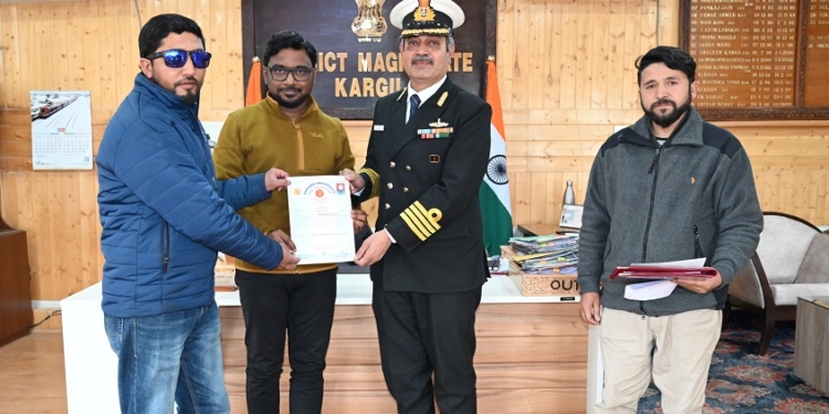 Felicitation ceremony for award of BA (HRM) Degree to Ex-servicemen by Zila Sainik Welfare Office held in Kargil