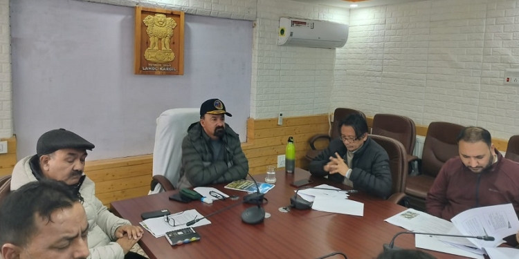 CEC Kargil chairs meeting on promotion of Suru Valley, monitoring desk at Sonamarg, environmental fee for tourists