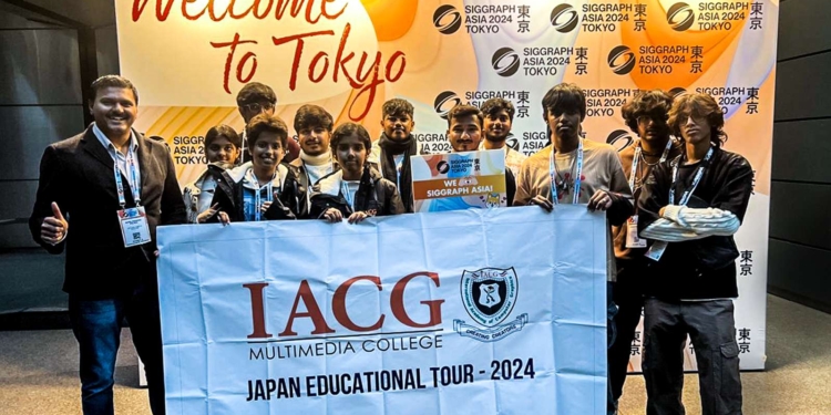 IACG Multimedia College Students Embark on Transformative Educational Tour to Japan