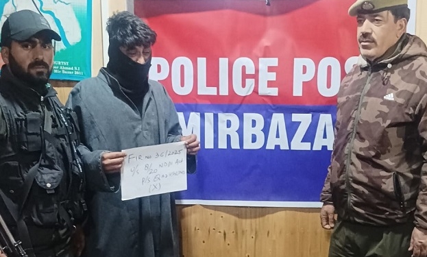 Police arrests drug peddler in Kulgam; Contraband substance recovered