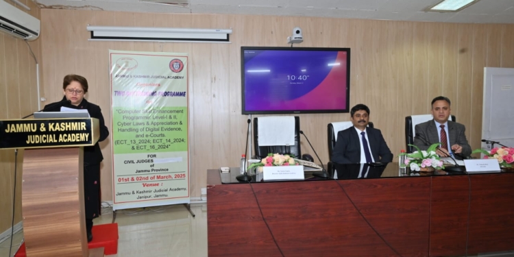 2 day training on “Computer Skill Enhancement Programme” concludes at J&K Judicial Academy