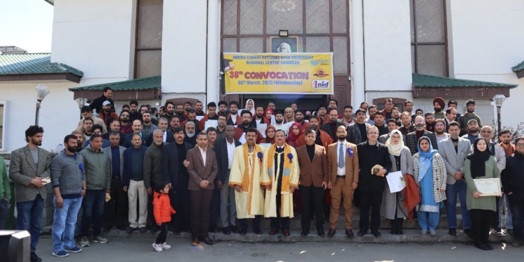 38th Regional Convocation of IGNOU held across the Country