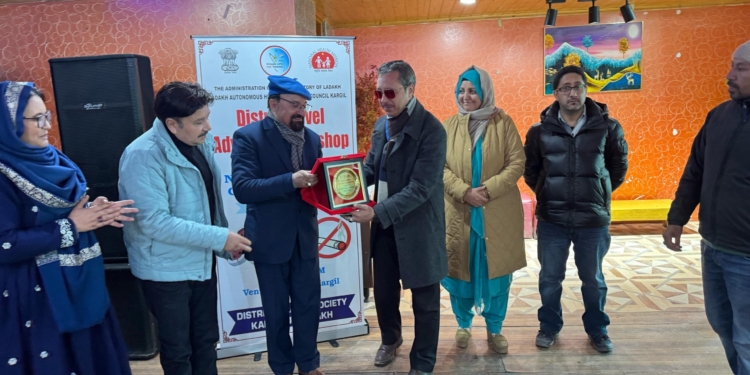 District Health Society Kargil organizes district-level advocacy workshop under National Tobacco Control Program