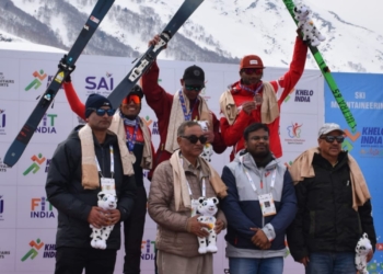 Thrills & triumphs mark inaugural day of Khelo India Winter Games 2025