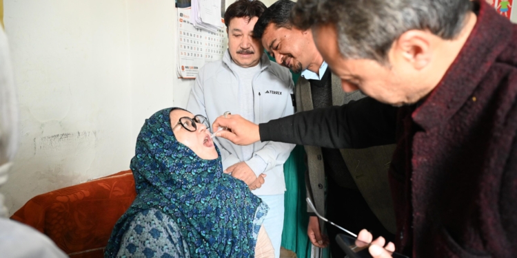 Vaccination drive for Hajj pilgrims held in Kargil District