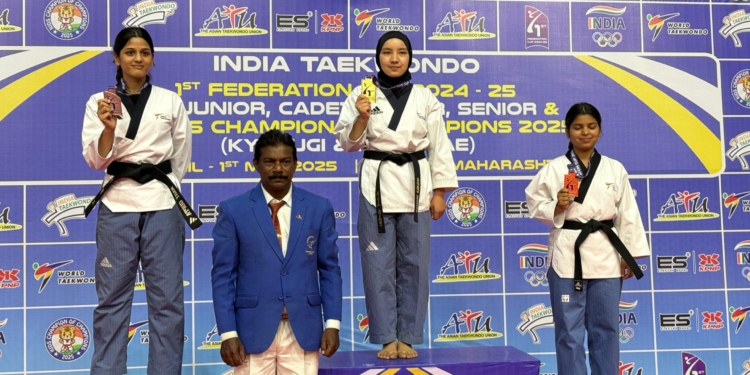 Season’s first gold medal for Ladakh: Team Ladakh shines with 3 Golds at Federation Cup Taekwondo Championship
