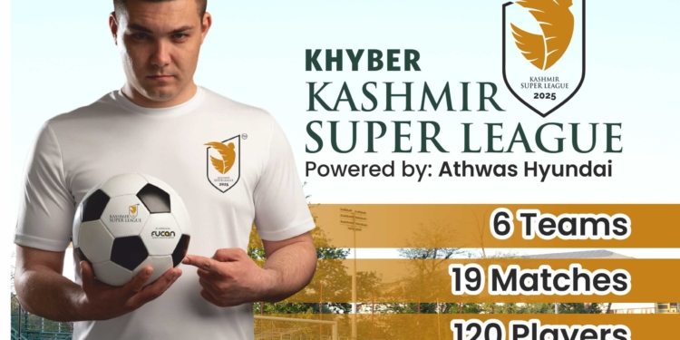Khyber Kashmir Super League Powered by Athwas Hyundai Invites Franchisees for the mega Football Event