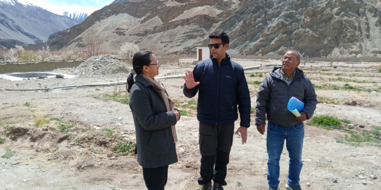 Secretary Horticulture Visits Centre of Excellence for Seabuckthorn at Nimoo; Reviews Expansion and Processing Initiatives