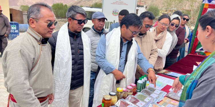 Highest Altitude KVK Nyoma launches Viksit Krishi Sankalp Abhiyaan from Vibrant village 