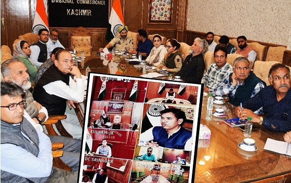Div Com Kashmir reviews arrangements for forthcoming Eid-ul-Adha