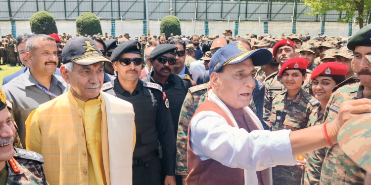 Raksha Mantri Rajnath Singh Visits Srinagar