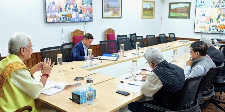 LG Manoj Sinha Chairs High-Level Meeting, Reviews Preparedness