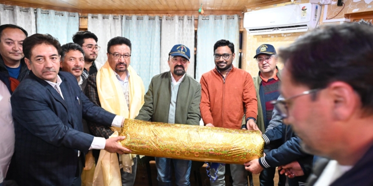PHE Department Kargil Hosts Farewell Dinner for Retiring Chief Engineer Haji Ali