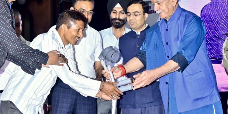 Lieutenant Governor inaugurates mass distribution drive of aids and appliances for Divyangjan in Jammu