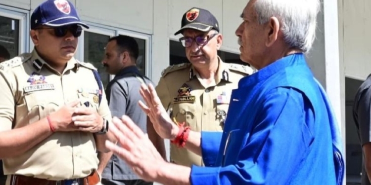 LG Manoj Sinha conducts on-site inspection of Amarnath Shrine Board’s Yatri Niwas at Baltal