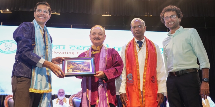 Chief Secretary Dr. Pawan Kotwal attends first Convocation of Sindhu Central University at CIBS, Leh