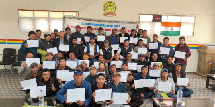National Training Programme for BLOs Concludes at Zanskar 
