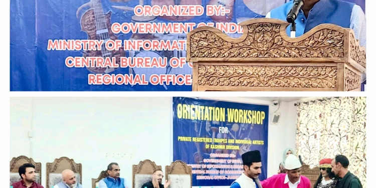 CBC Organises Orientation Programme for Empanelled Cultural Troupes and Artists in Srinagar