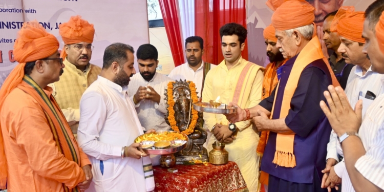 Lieutenant Governor flags off the holy Shri Budha Amarnath Ji Yatra from Jammu