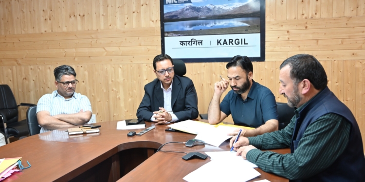DC Kargil Chairs Meeting on Revision of Panchayat Electoral Rolls 2025