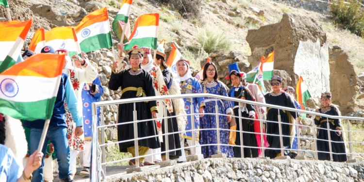Tiranga Yatra Held in Kargil under Har Ghar Tiranga Campaign