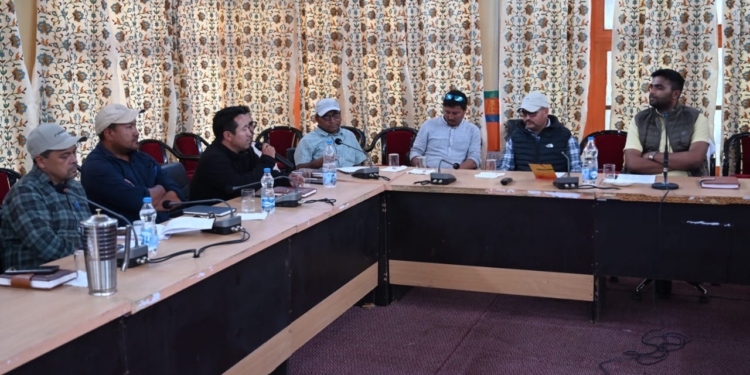 Omkar Rajendara Gundage, IAS, Joins as SDM Zanskar; Meets Officers at Padum