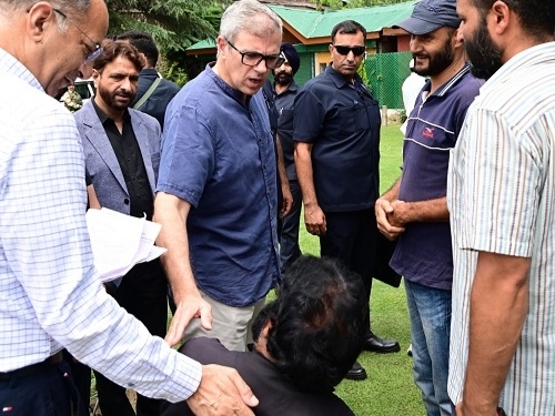 CM Omar Abdullah meets public at Raabita Outreach Office