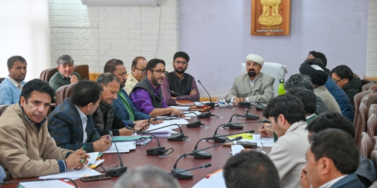 CEC Dr. Mohd Jaffer Akhoon Chairs Review Meeting on District CAPEX Budget Expenditure 2025–26