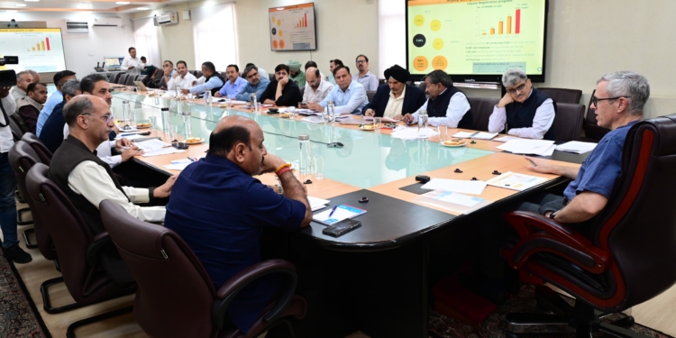 CM Omar Abdullah reviews functioning of Industries & Commerce Department