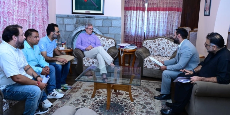 Chief Minister Omar Abdullah meets public delegations at Raabita Office, assures resolution of genuine issues