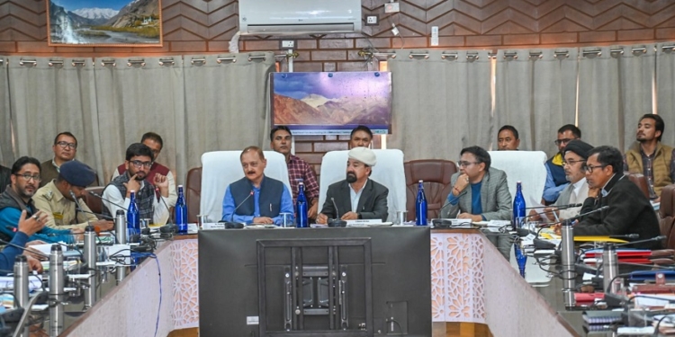 Chief Secretary Ladakh Convenes Review Meeting over Developmental Works in Kargil 