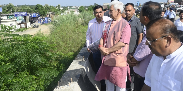 Lieutenant Governor visited Health Camp for flood-affected families at Keso Manhasan, Samba