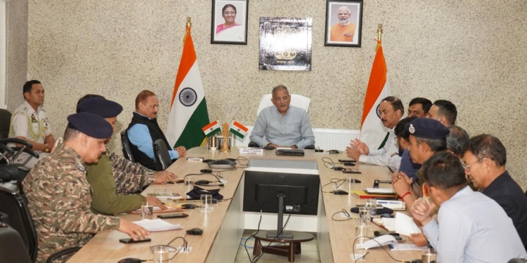 LG Kavinder Gupta chairs high-level meeting on Law & Order, Security Scenario in Ladakh