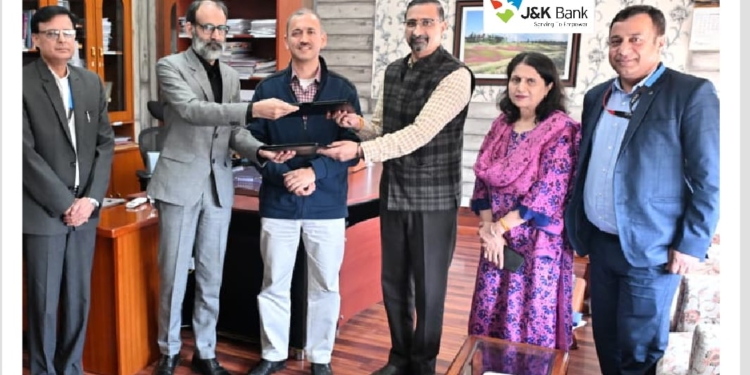 J&K Bank signs MoU with J&K Government for timely pension reimbursements