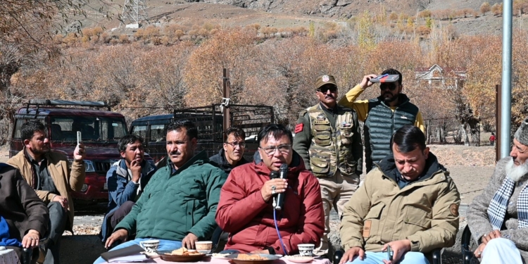 MP Ladakh Conducts Extensive Tour of Drass Sub-Division; Assures Redressal of Public Demands
